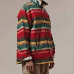 Later - Veste Inca - Rouge