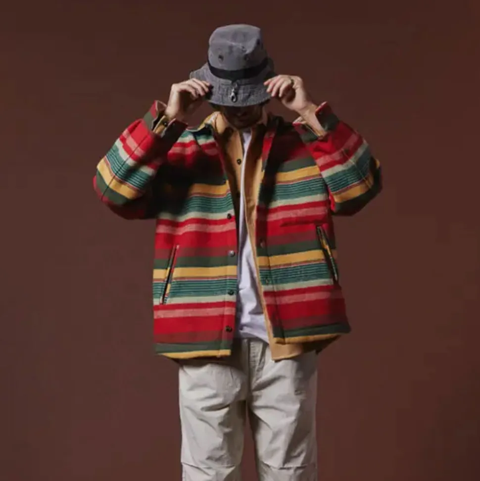 Later - Veste Inca - Rouge