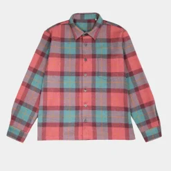 Later - Veste Surchemise - Bleu/Rose
