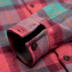 Later - Veste Surchemise - Bleu/Rose