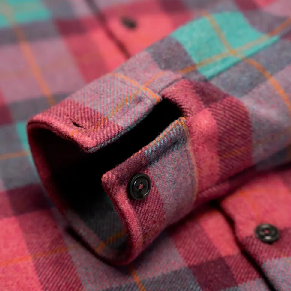 Later - Veste Surchemise - Bleu/Rose