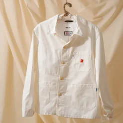 Le Laboureur x NN. 07 x Merci - Veste Tréfle Coeur - Rouge