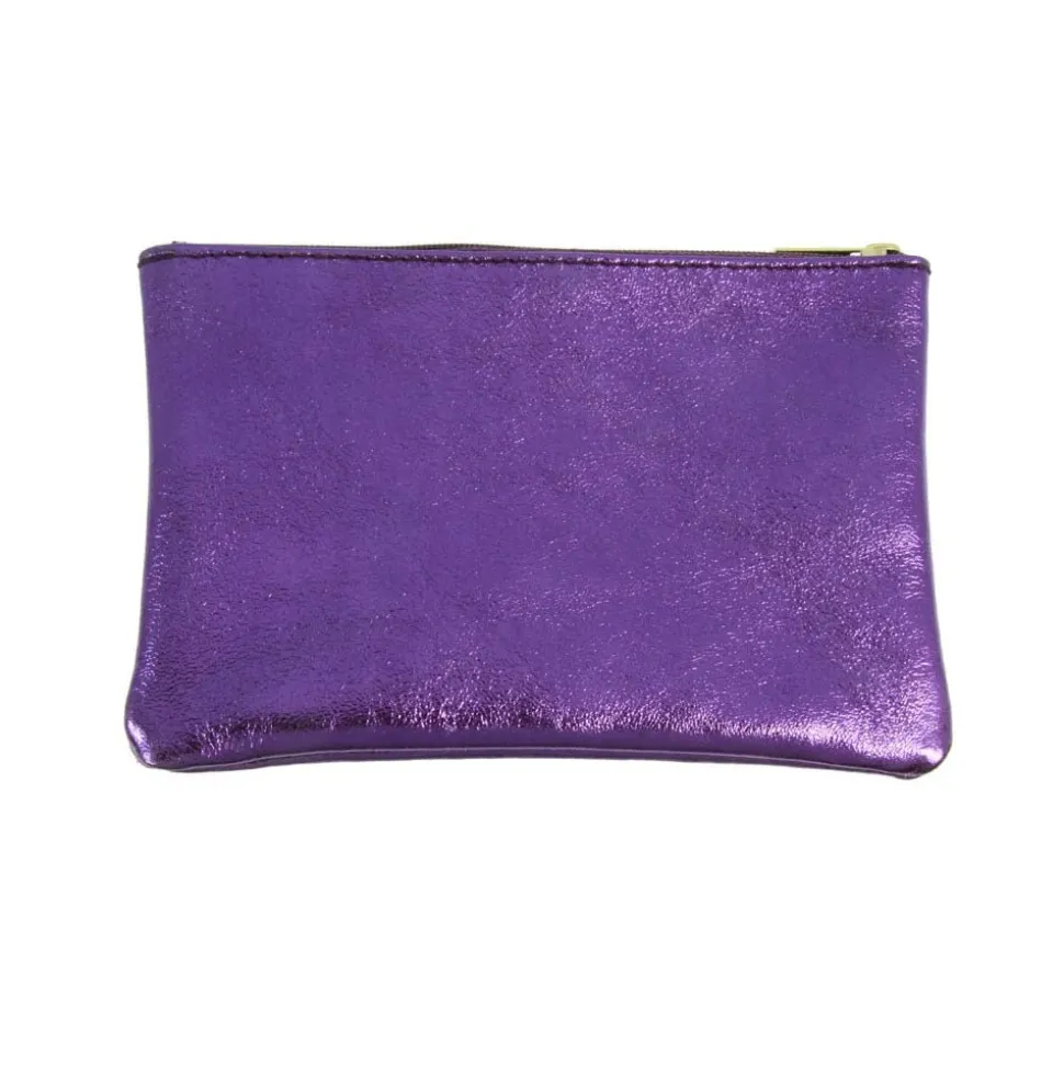 Les Cléias - Pochette Zippée L - Violet