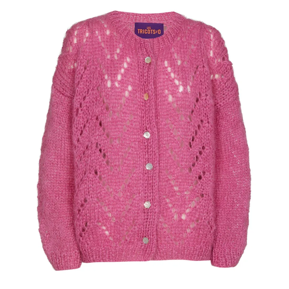 Les Tricots D'o - Cardigan - Fushia