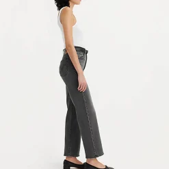 Levi's - Jeans Droit Ribcage Ankle - Gris