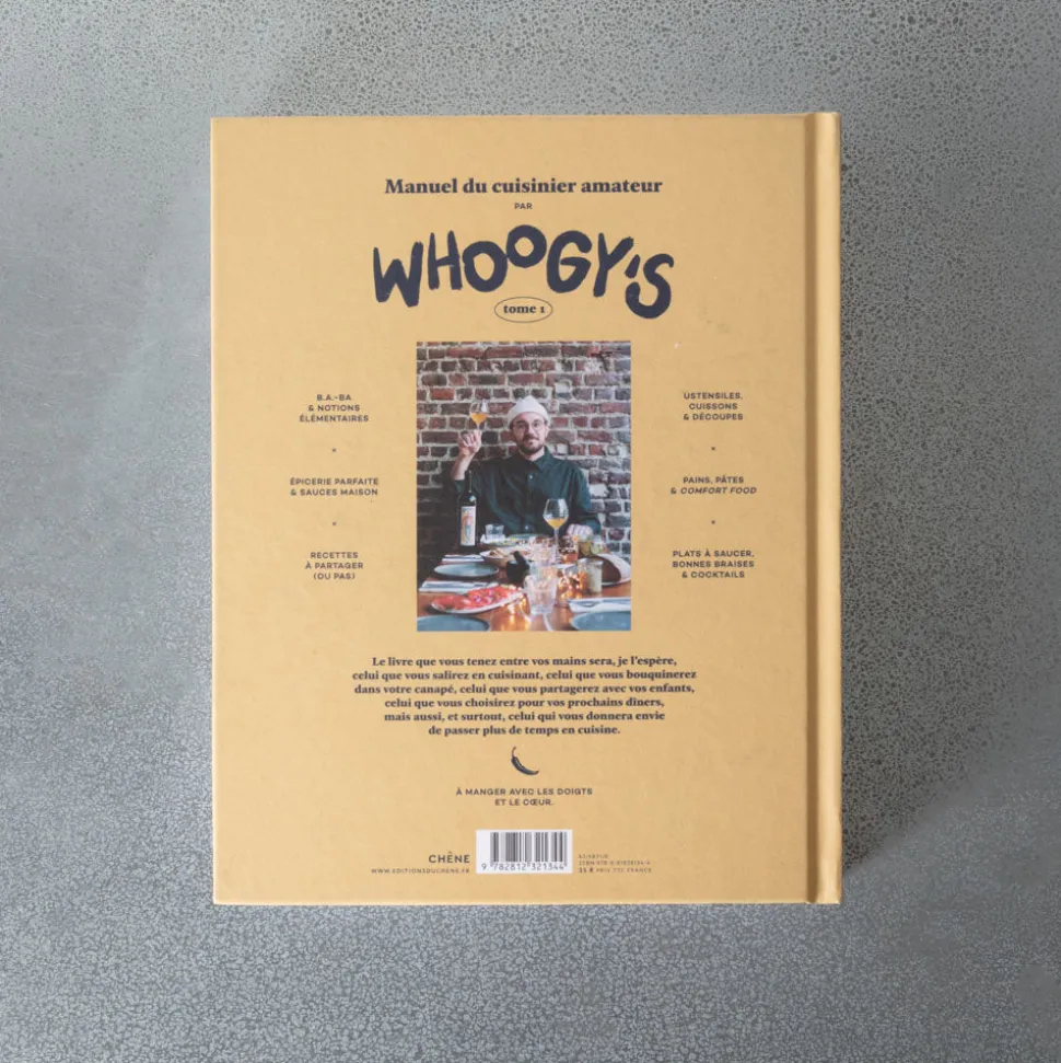 Livre - Manuel du cuisinier amateur - Whoogy's
