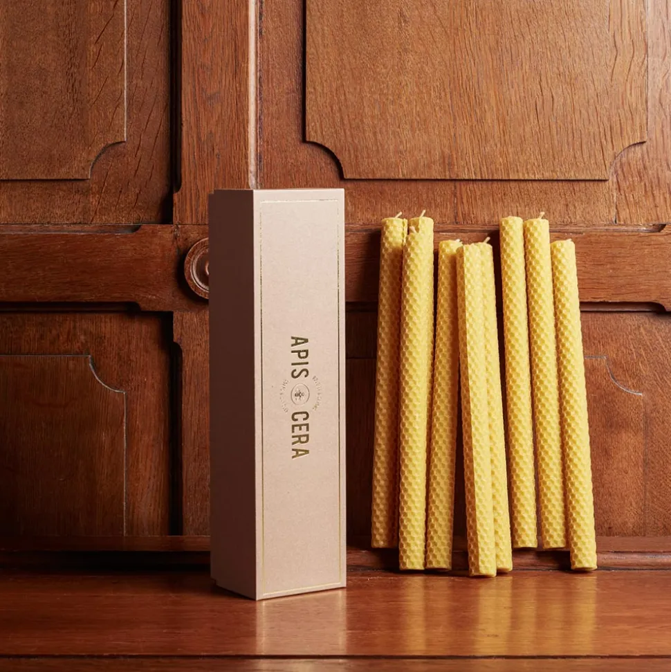 Lot de Chandelles Lucienne - Jaune