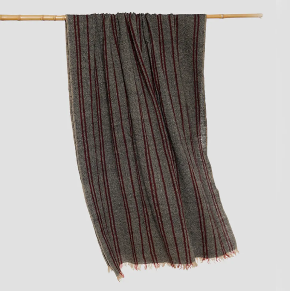 Lovat & Green - Echarpe Leonardo - Bordeaux