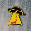 Magnet en métal Merci UFO - Merci