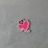 Magnet Merci - Trèfle Rose