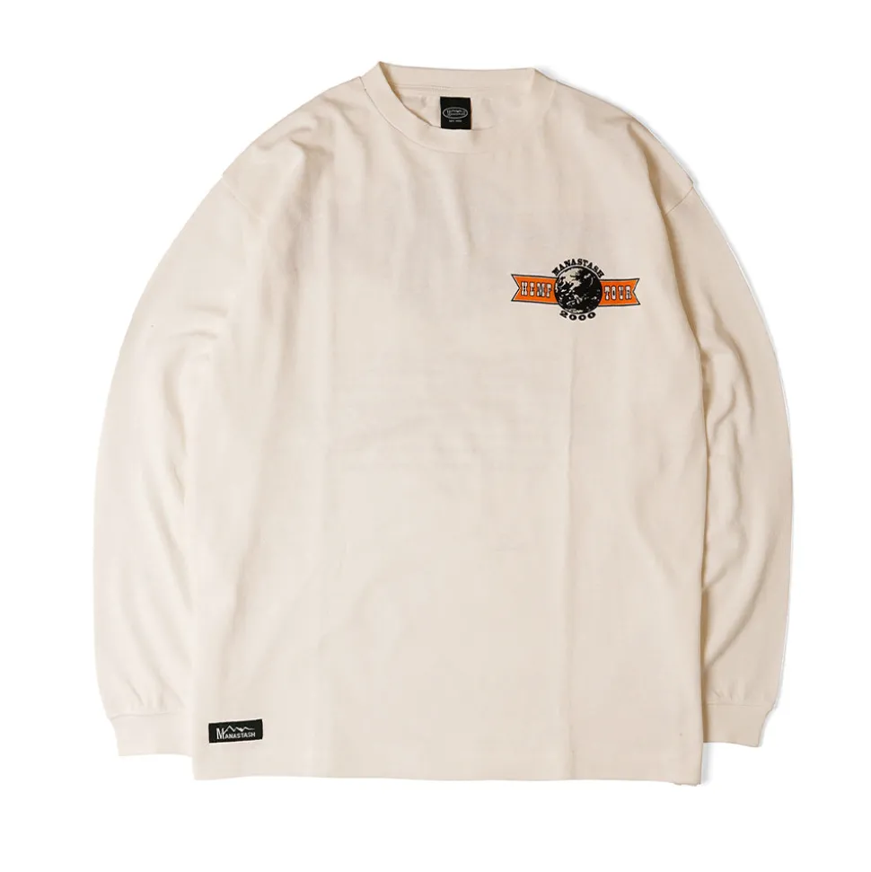Manastash - T-Shirt Hemp Tour 2000 - Blanc