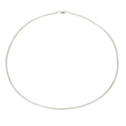 Mara Scalise - Collier Thin Box Chain - Silver