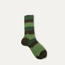 Maria La Rosa - Chaussettes rayés - Vert