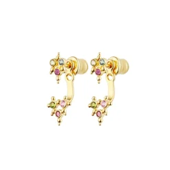 Marie Laure Chamorel - Boucles d'oreilles n°579 - Gold Multico