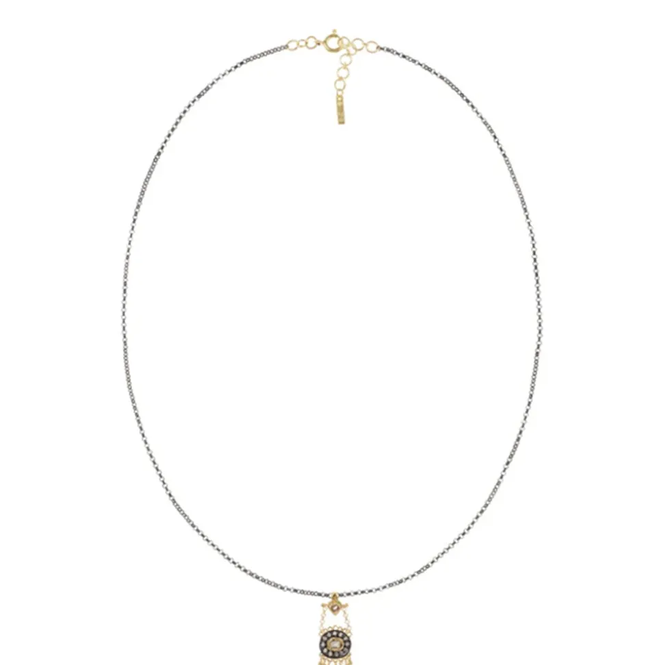Marie Laure Chamorel - Collier n°893 - Ruthenium