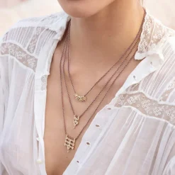 Marie Laure Chamorel - Collier n°898 - Gold Black