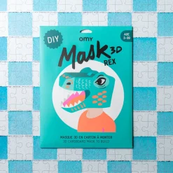 Masque 3D à colorier - T-Rex