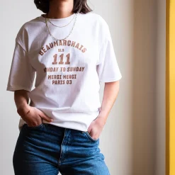 Merci - T-shirt unisexe - Beaumarchais Blanc