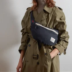 Merci - Banane To Go en lin - Bleu Encre