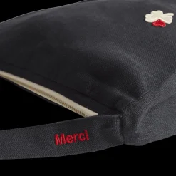 Merci - Banane Trèfle en lin - Bleu Encre