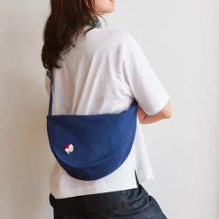 Merci - Banane Trèfle en lin - Bleu Shibori