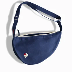 Merci - Banane Trèfle en lin - Bleu Shibori
