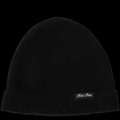 Merci - Bonnet en laine et cachemire - Noir & Blanc