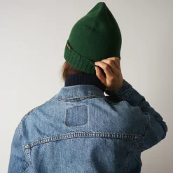 Merci - Bonnet en laine et cachemire - Vert & Jaune