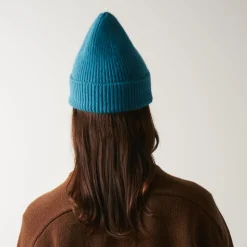 Merci - Bonnet Lucky - Bleu & Rose