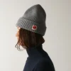 Merci - Bonnet Lucky - Gris & Rouge