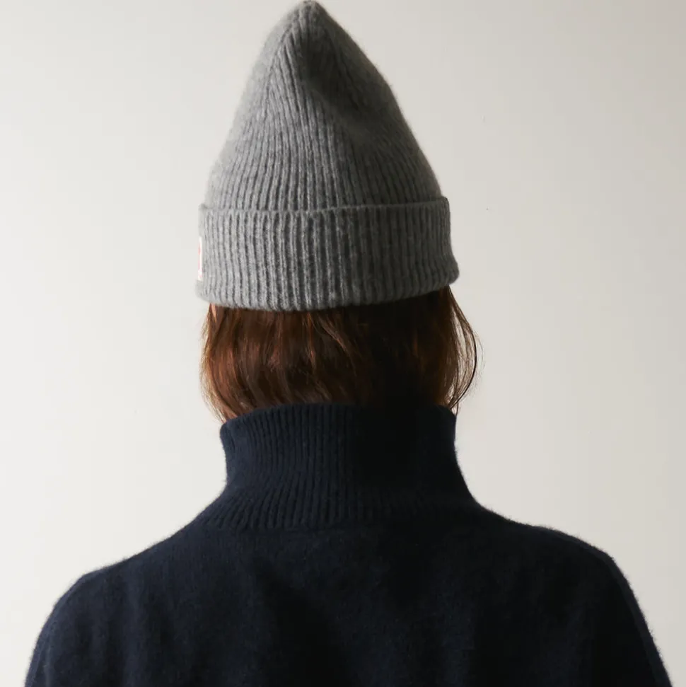 Merci - Bonnet Lucky - Gris & Rouge