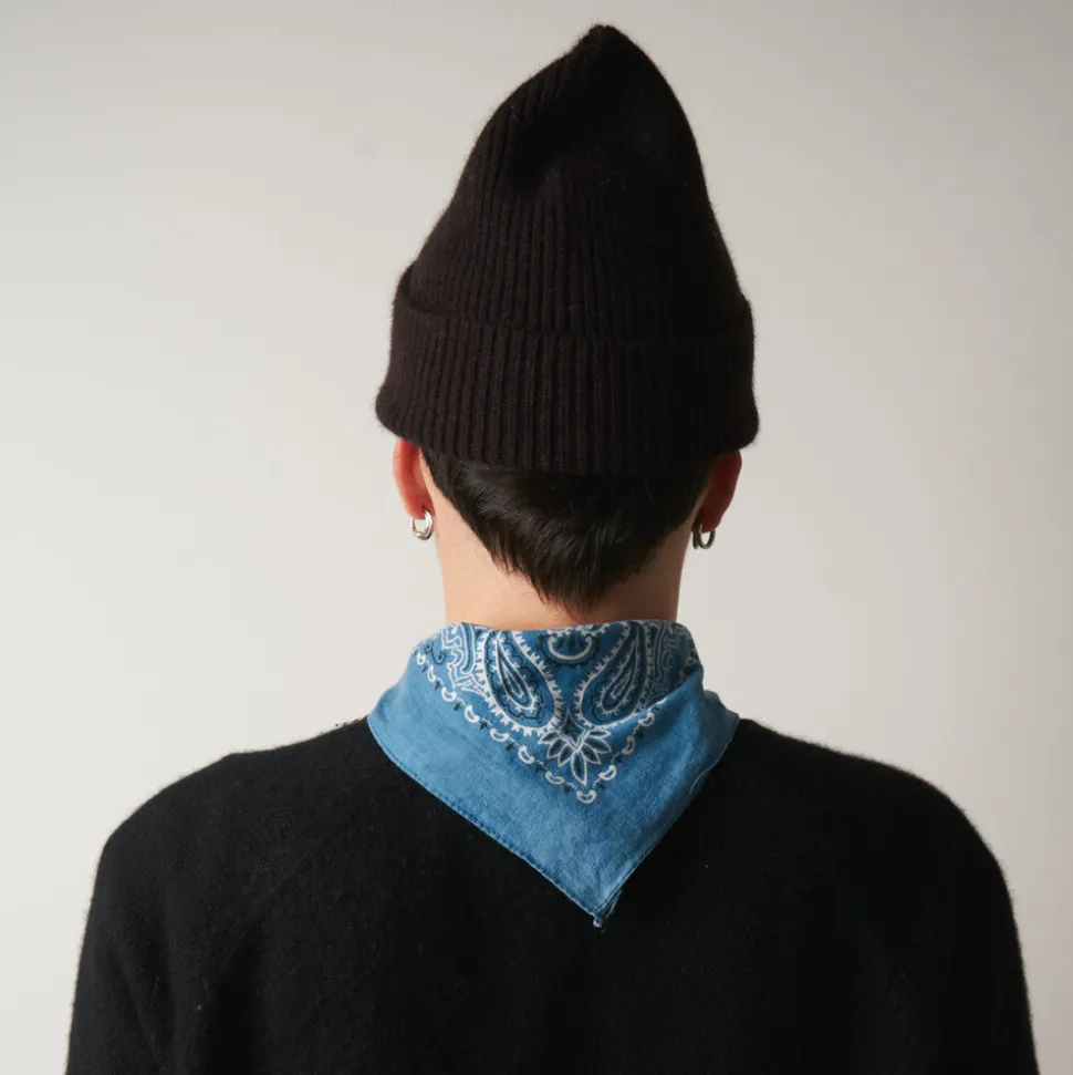 Merci - Bonnet Lucky - Marron & Bleu