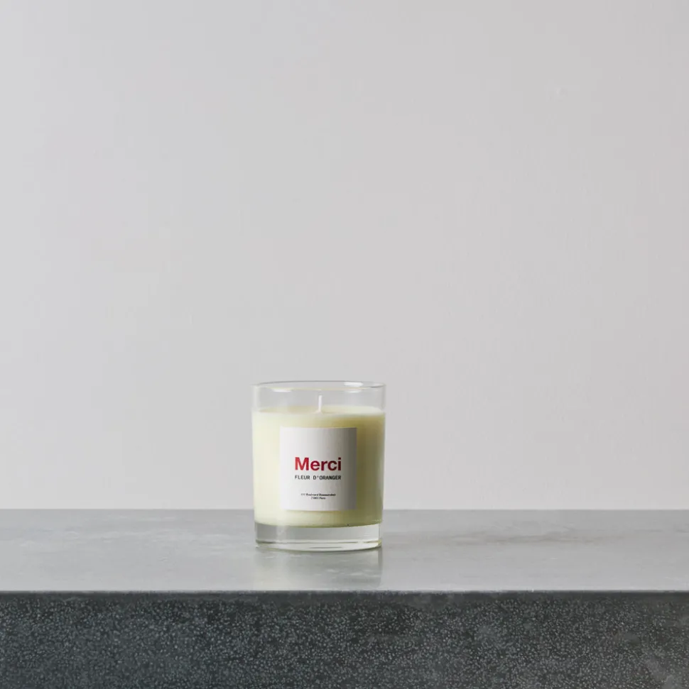 Merci - Bougie - Fleur d'oranger