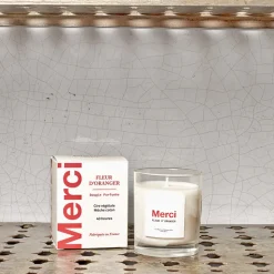 Merci - Bougie - Fleur d'oranger