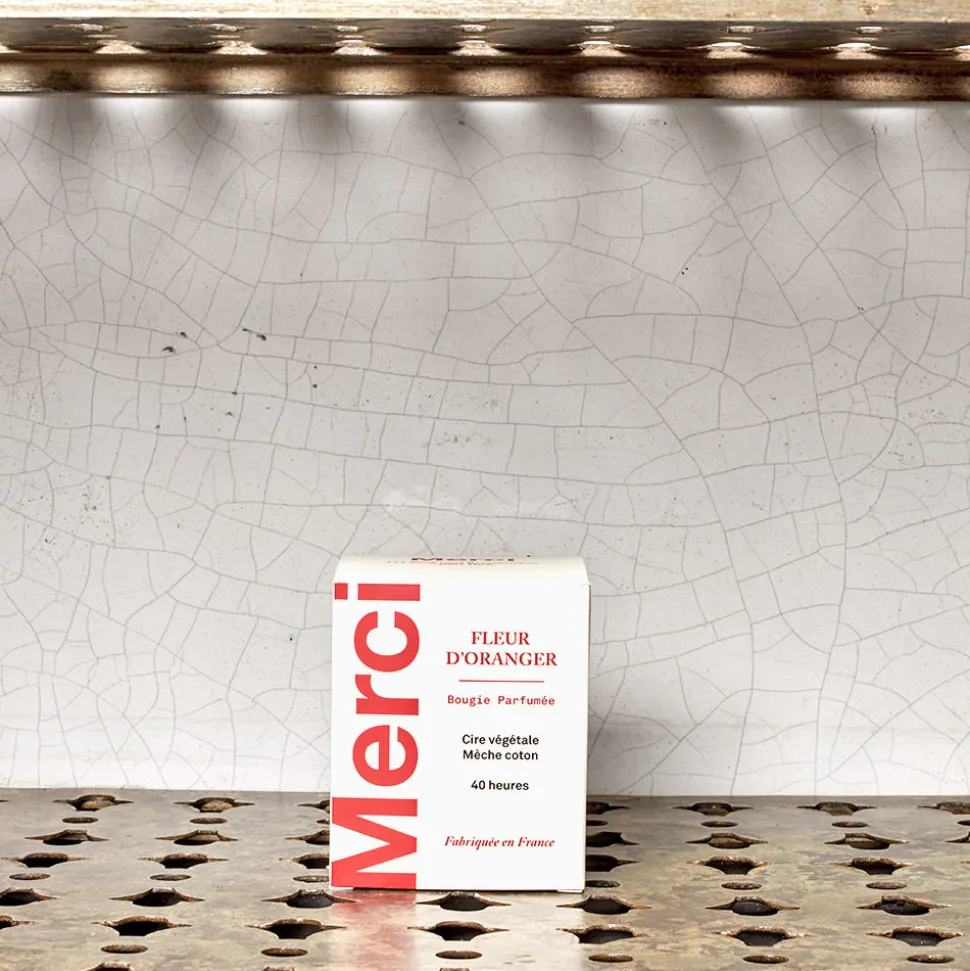 Merci - Bougie - Fleur d'oranger