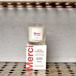 Merci - Bougie - Fleur d'oranger