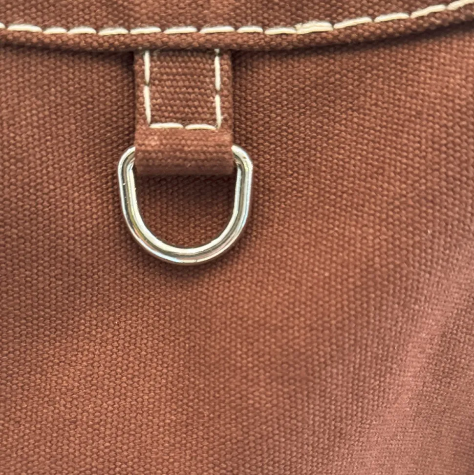 Merci - Cabas Candide en canvas - Marron Foncé
