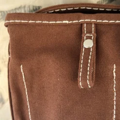 Merci - Cabas Candide en canvas - Marron Foncé