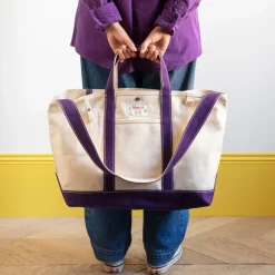 Merci - Cabas Candide en canvas - Violet