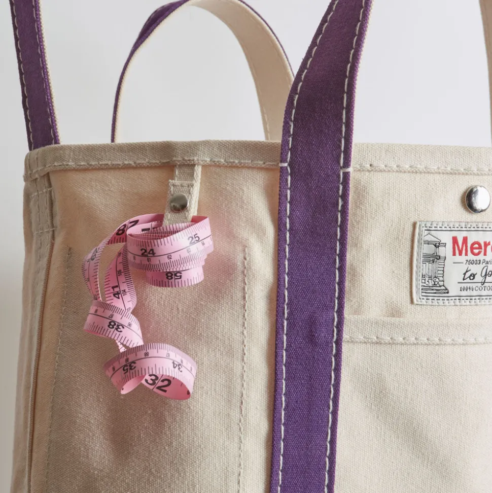Merci - Cabas Candide en canvas - Violet