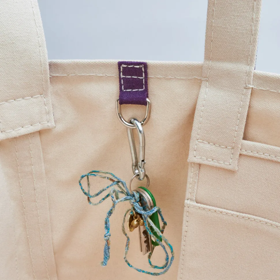 Merci - Cabas Candide en canvas - Violet