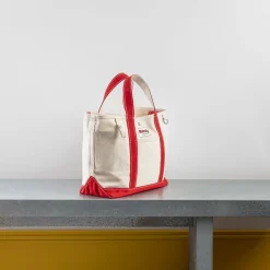 Merci - Cabas Candide en canvas - Rouge