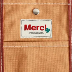 Merci - Cabas Candide en canvas - Marron
