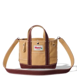 Merci - Cabas Candide Mini en canvas - Marron
