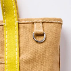 Merci - Cabas Candide Mini en canvas - Jaune