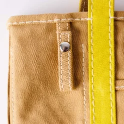 Merci - Cabas Candide Mini en canvas - Jaune