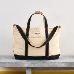 Merci - Cabas Candide XL en canvas - Noir