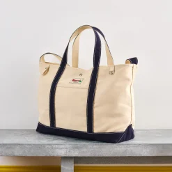 Merci - Cabas Candide XL en canvas - Marine