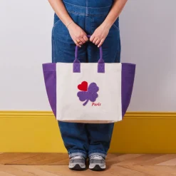 Merci - Cabas Tréfle Bouclette - Violet