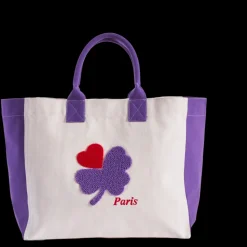 Merci - Cabas Tréfle Bouclette - Violet